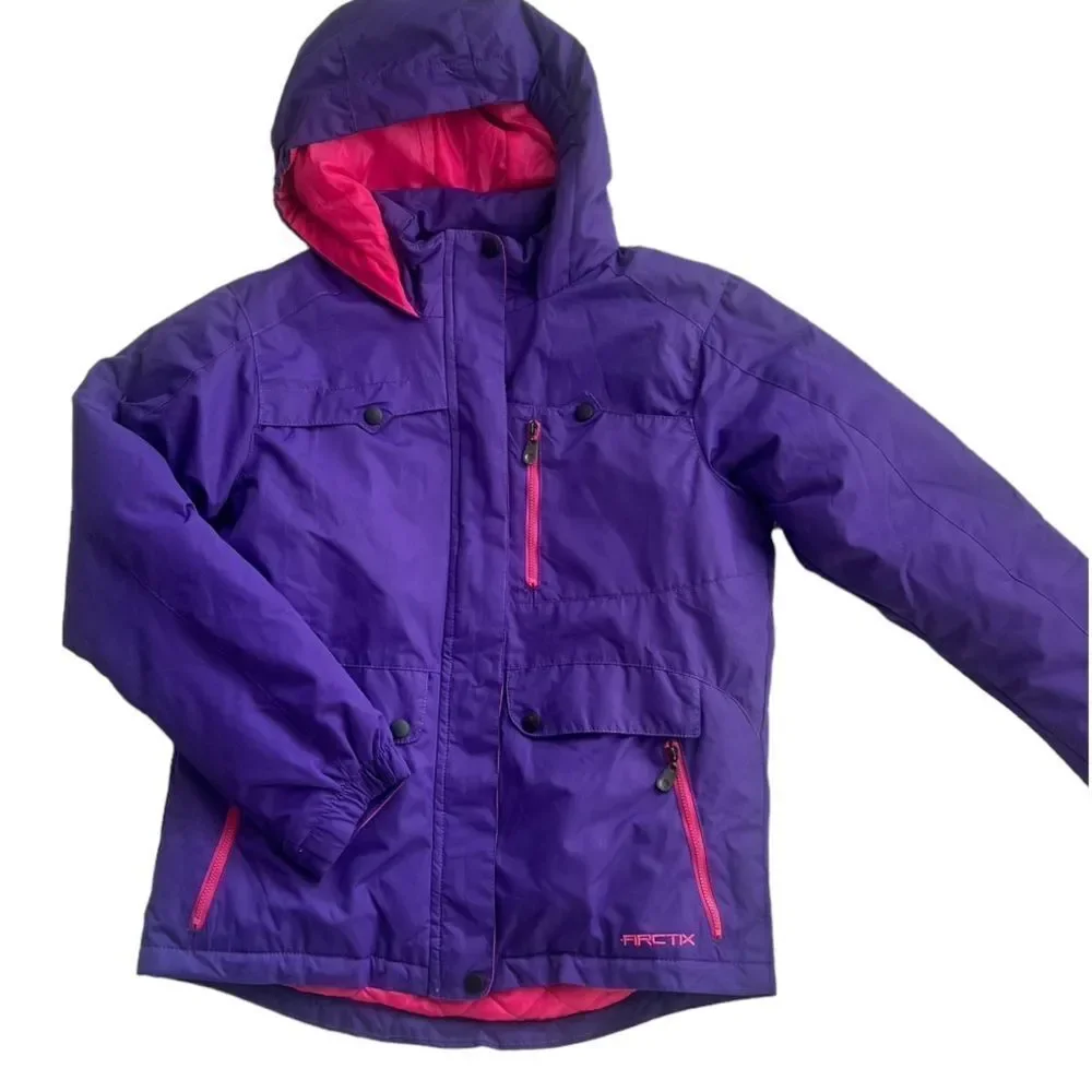 NWT ARCTIX Kids Jackalope Insulated Outdoor Purple Pink Winter Jacket size XL